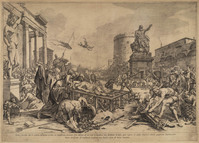 TvB G 6317
<br/>
De verbranding van heilige Laurentius
<br/>
<em>Beatrizet, Nicolaus (1515 ? - na 1565)</em>